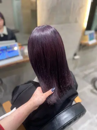 ミディアム カラー La fith hair SHIN 大分所属・Lafith 大分／ ヨッシーのヘアスタイル