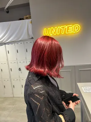 セミロング カラー 韓国/トレンド レイヤー【101】のヘアスタイル