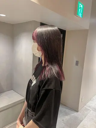 ロング 🌈モテ色 村上のぶきのヘアスタイル