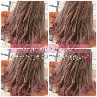 ミディアム カラー ヘアアレンジ 指名支持率NO.1 スタイリストのヘアスタイル