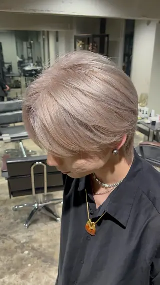 ショート 渋谷ケアブリーチ ❤️🔥徳田空悟のヘアスタイル