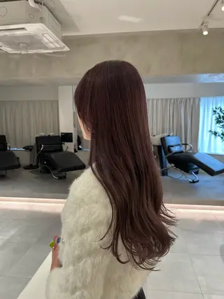 カラー 艶⭐︎暗髪 rinkoのヘアスタイル