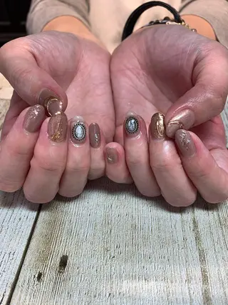 ネイル imymemine所属・渡邊 束紗のネイルデザイン