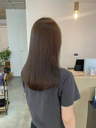 ロング カラー 仙田 遥のヘアスタイル