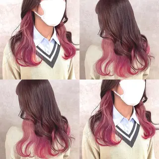 カラー 渋谷:インナーカラー ／🍒エリカ🍒のヘアスタイル