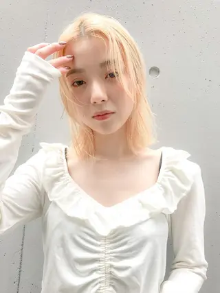 ミディアム カラー yiye 青山所属・無料カットモデル募集 🌱ひょうがのヘアスタイル