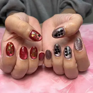 ミディアム hs nail salonのネイルデザイン