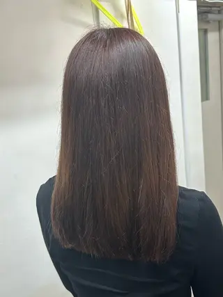 カラー 渋谷 美優のヘアスタイル