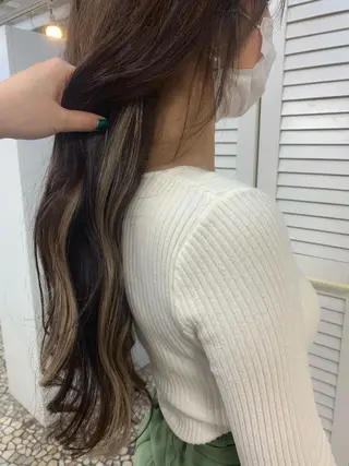 ロング カラー アンククロス青山店所属・ANKHCROSS りりあのヘアスタイル