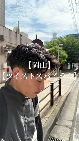 パーマ メンズ 【メンズパーマ専門】 質感職人/牧野成瀬のヘアスタイル