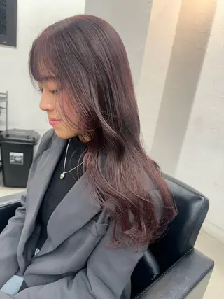 ミディアム カラー Rico / bob/グレージュのヘアスタイル