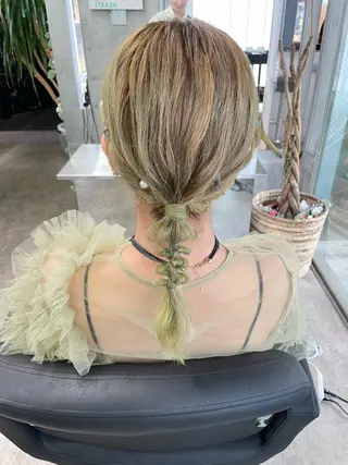 ヘアアレンジ 速水 ゆきののヘアスタイル