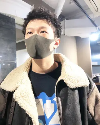 ヘアアレンジ メンズ ainico+所属・メンズ特化✂️栗原 侑也のヘアスタイル