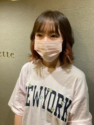 ミディアム カラー 豊中/メンズ特化 岡田 龍之介のヘアスタイル