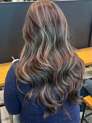 カラー 新宿ෆ‪ハイライト 特化/cahoのヘアスタイル