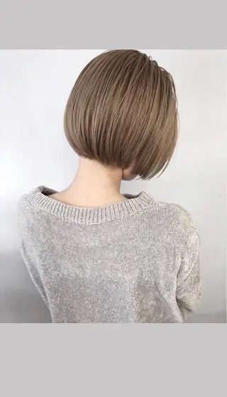 ショート カラー 阿見 大成のヘアスタイル