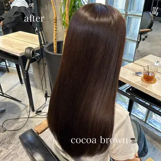 ロング 🌷ブリーチ縮毛矯正 /mina🌷のヘアスタイル