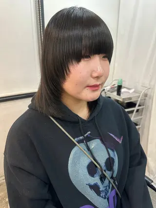 ミディアム カラー ヘアアレンジ stylist/蛯谷 珠里のヘアスタイル