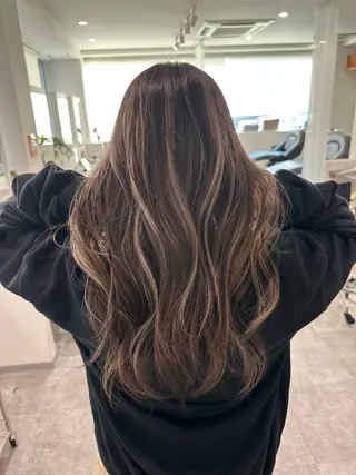 ミディアム カラー JILBLAN京都 ショート/ハイライトのヘアスタイル