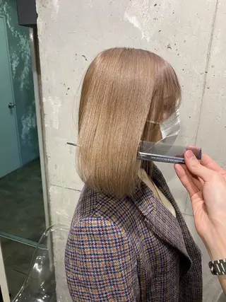 ショート カラー エフェクトブリーチ 🌟前澤啓太朗のヘアスタイル