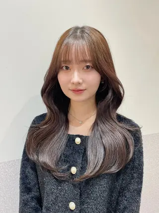 ロング ❤︎︎韓国ヘア❤︎︎ 𝑺𝒉𝒊𝒉𝒐のヘアスタイル