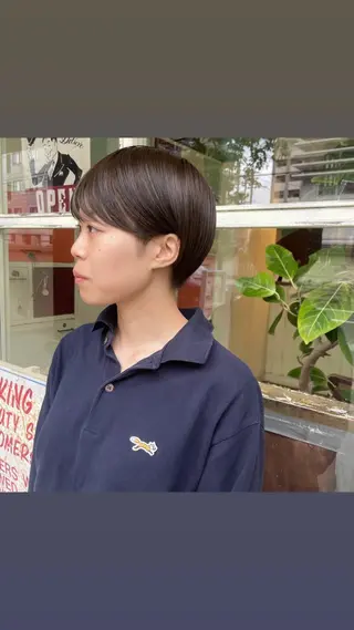 ショート カラー sourire  西大分所属・Sourire西大分 ☘️いけだ　あおいのヘアスタイル