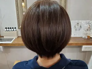 ショート カラー フリーランス所属・韓国ヘア レイヤー くびれヘアMATSUのヘアスタイル