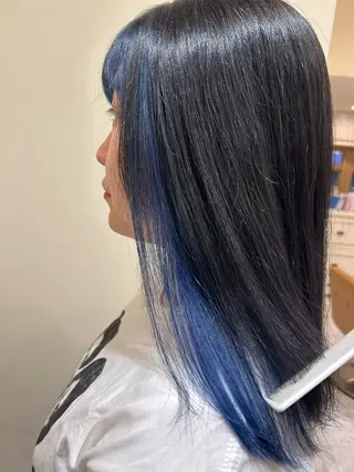 ミディアム カラー Yamamoto 半個室美容室zinaのヘアスタイル