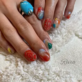ネイル revia所属・ERI Nailistのネイルデザイン