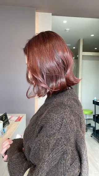 ミディアム カラー 岐阜/各務原 スタイリスト🎀のヘアスタイル