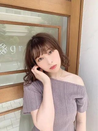 ショート カラー パーマ ヘアアレンジ 🐮牛島 一貴🐮のヘアスタイル