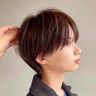 ショート ハイトーン×ショート /RINのヘアスタイル