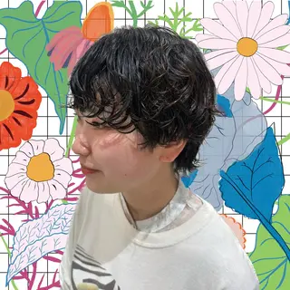 ショート パーマ hollo原宿所属・パーマ/ハイトーン 🎀Rumiのヘアスタイル