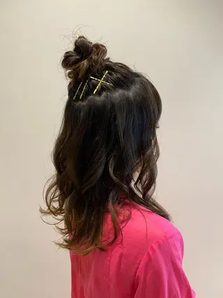 セミロング ヘアアレンジ 艶髪🌿美髪 大塚礼乃【西荻窪】のヘアスタイル