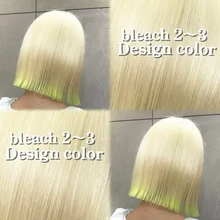 ショート カラー ハイトーン/横浜 /伊藤　怜のヘアスタイル