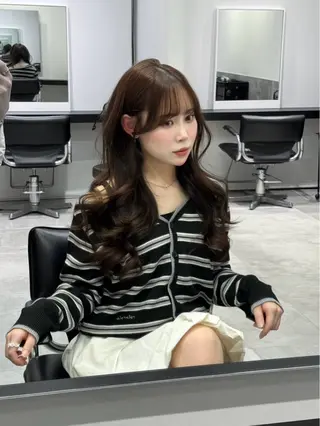 ロング カラー GO TODAY 原宿Verno店所属・韓国系支持率No.1 レイヤー特化/きょうのヘアスタイル