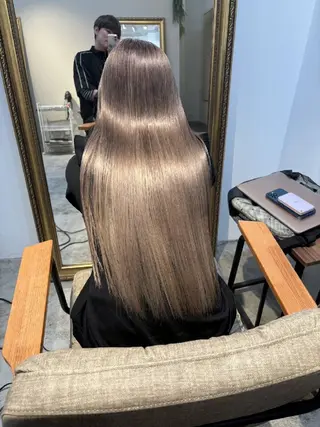 セミロング シェリー淀屋橋肥後橋店所属・韓国風/ハイトーン sherryのヘアスタイル