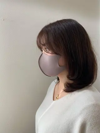 ミディアム 韓国🇰🇷髪質改善 Chisaki치사키のヘアスタイル