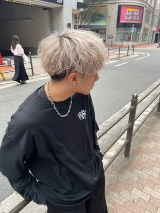 ヘアアレンジ メンズ BLEUNIR 心斎橋【ブルニール】所属・メンズカット井上 愛翔のヘアスタイル