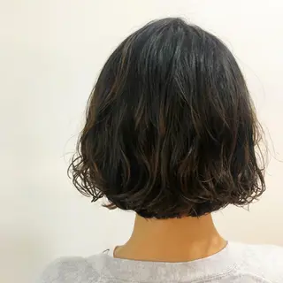 ショート パーマ 塔崎 りこのヘアスタイル