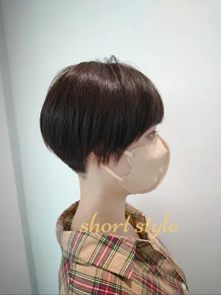 ショート カラー GO TODAY SHAiRE SALON キラリトギンザ店所属・🐱higajo🐱 比嘉門(ヒガジョウ)のヘアスタイル