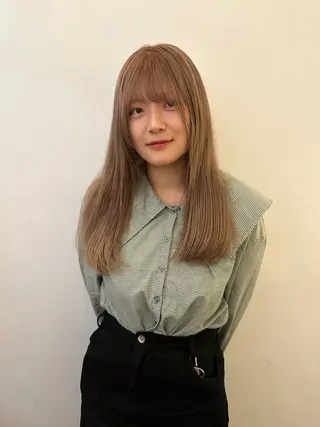 ミディアム カラー Cinq所属・ハイライト🌟/ ボブ/豊田のヘアスタイル