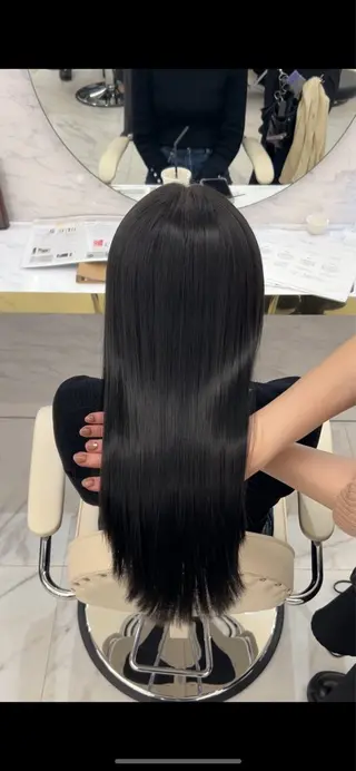 ロング カラー ヘアアレンジ maoブリーチ無し 似合わせカラーのヘアスタイル