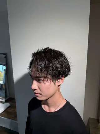 パーマ メンズ メンズパーマ 特化/中川拓也のヘアスタイル