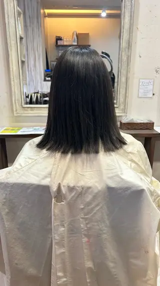 ミディアム エクステ/カラー 髪質改善/トミタのヘアスタイル