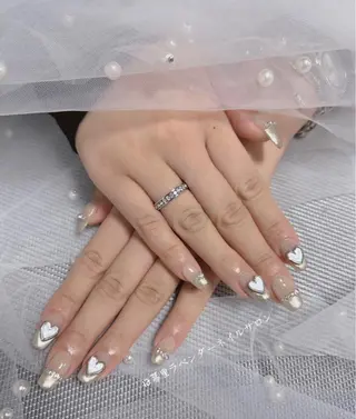 ネイル ラベンダー💖日暮里 ルル💖ネイルのネイルデザイン