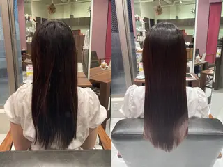 ロング FORTE TIARA横浜店所属・mion🦋韓国ヘア 透明感カラー🫧のヘアスタイル