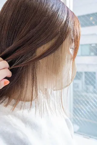 ミディアム カラー Lazo所属・Lazo/ 原弥和子のヘアスタイル