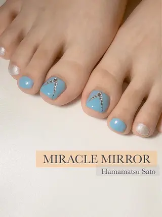 ネイル ミラクルミラー 町野のネイルデザイン