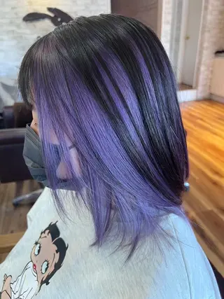 カラー GLITTER赤塚店所属・GLITTER ハイ トーン🎀北野佑季のヘアスタイル